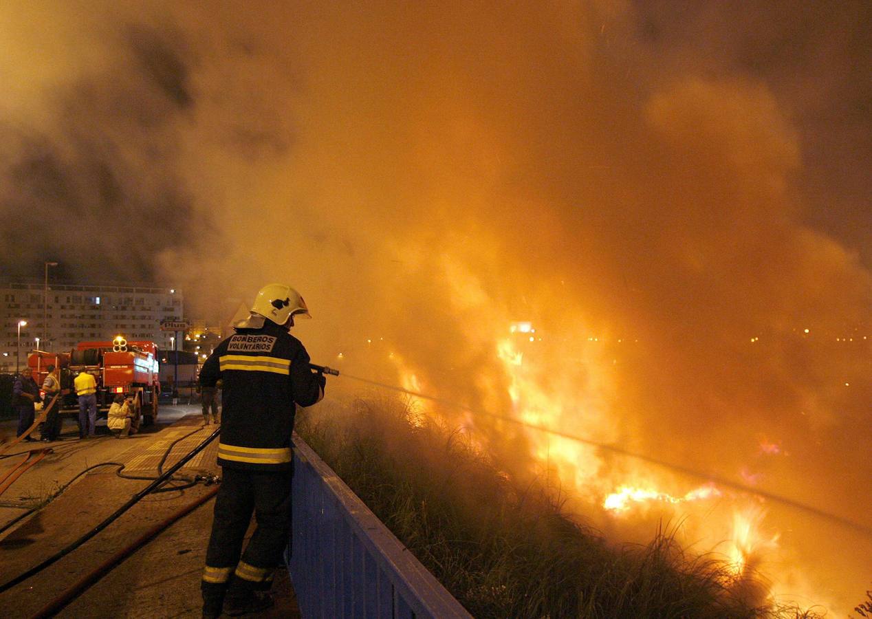 Incendio en Santander