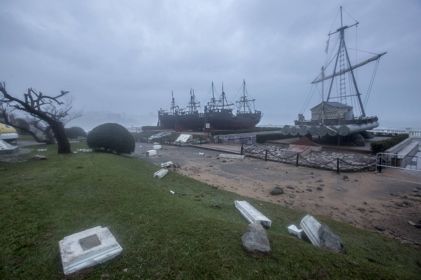 Santander se despierta tras el temporal