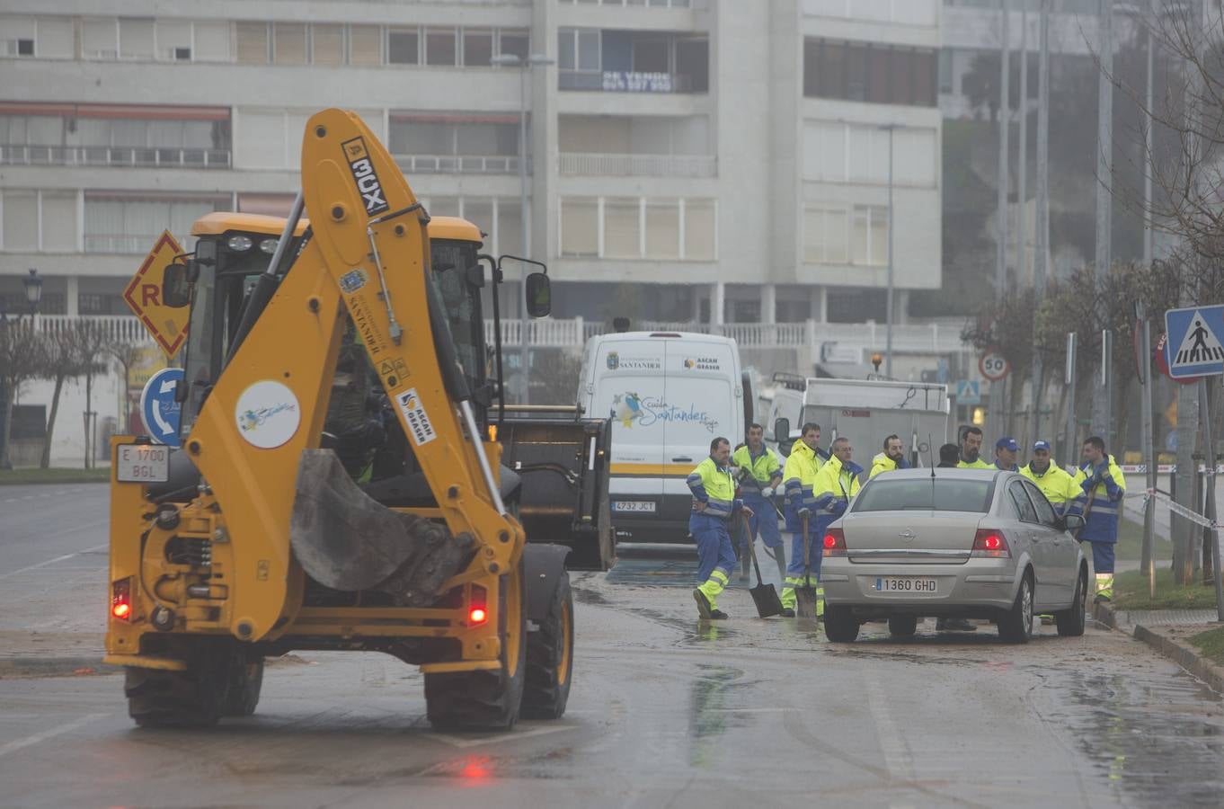 Santander se despierta tras el temporal
