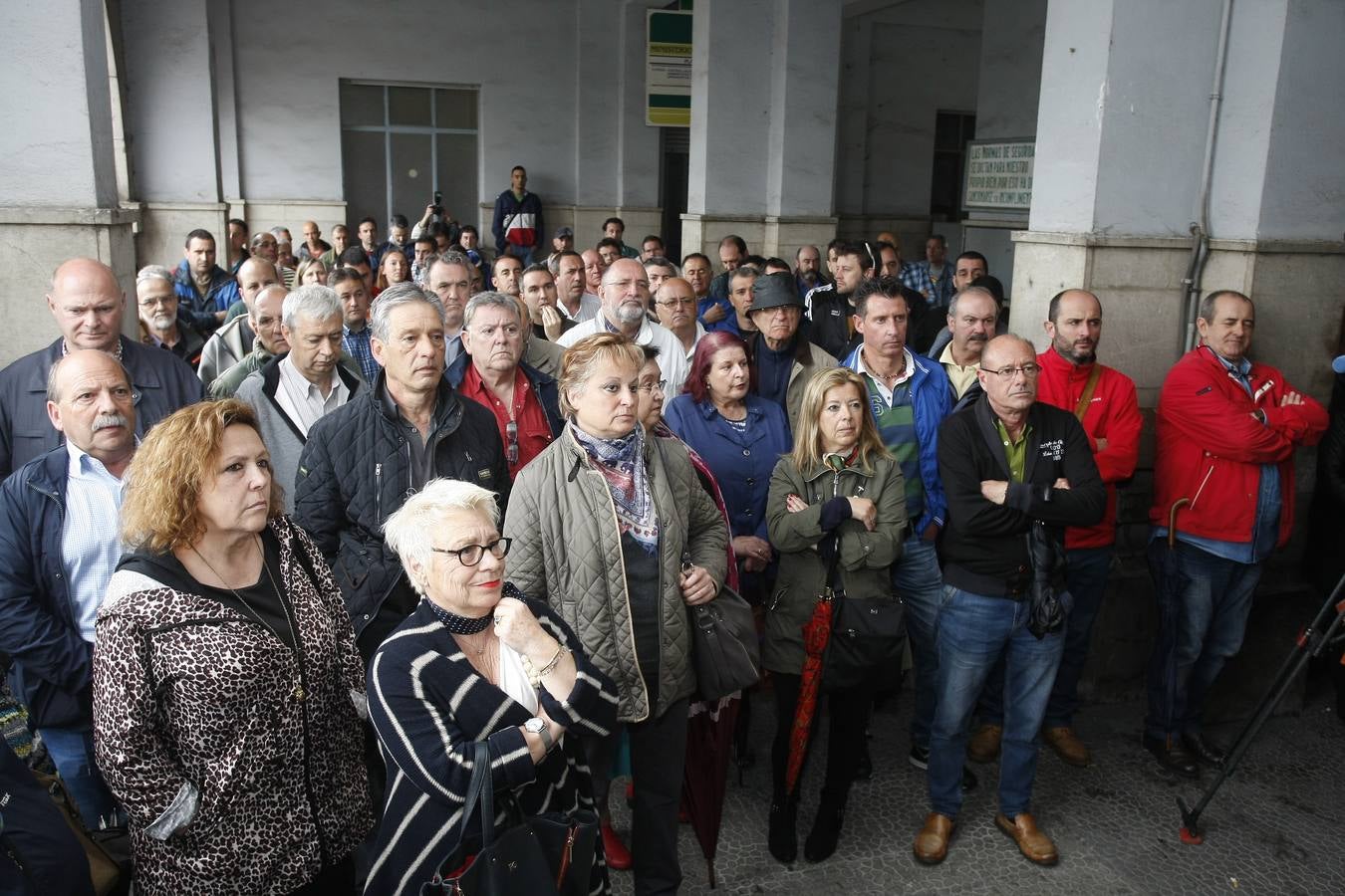 Concentración y asamblea de Sniace