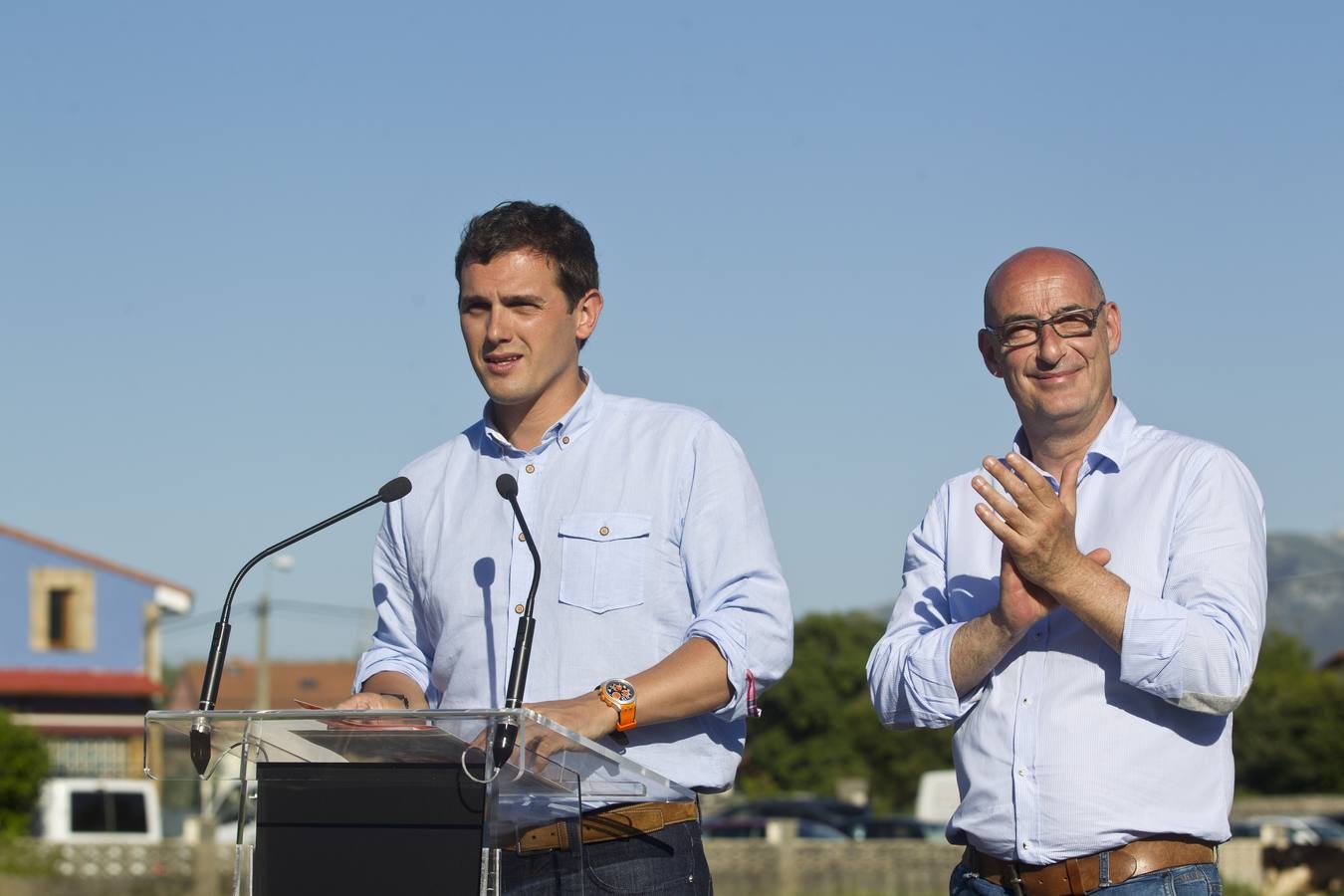 Albert Rivera, en Revilla de Camargo