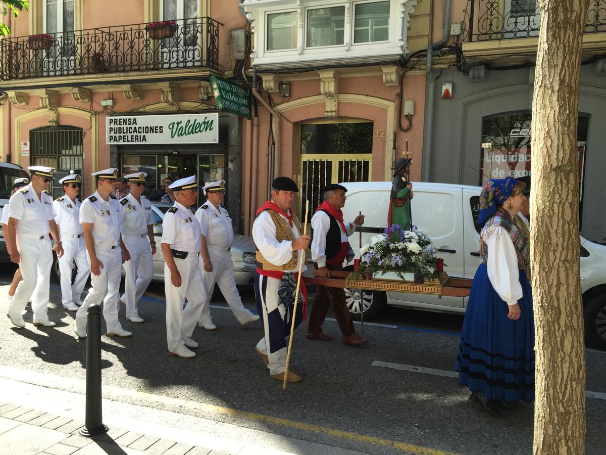 El centro gallego de Santander festeja Santiago