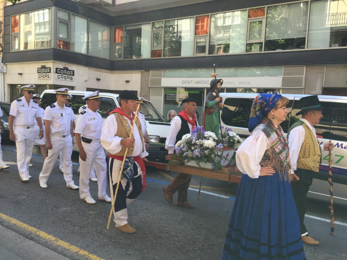 El centro gallego de Santander festeja Santiago