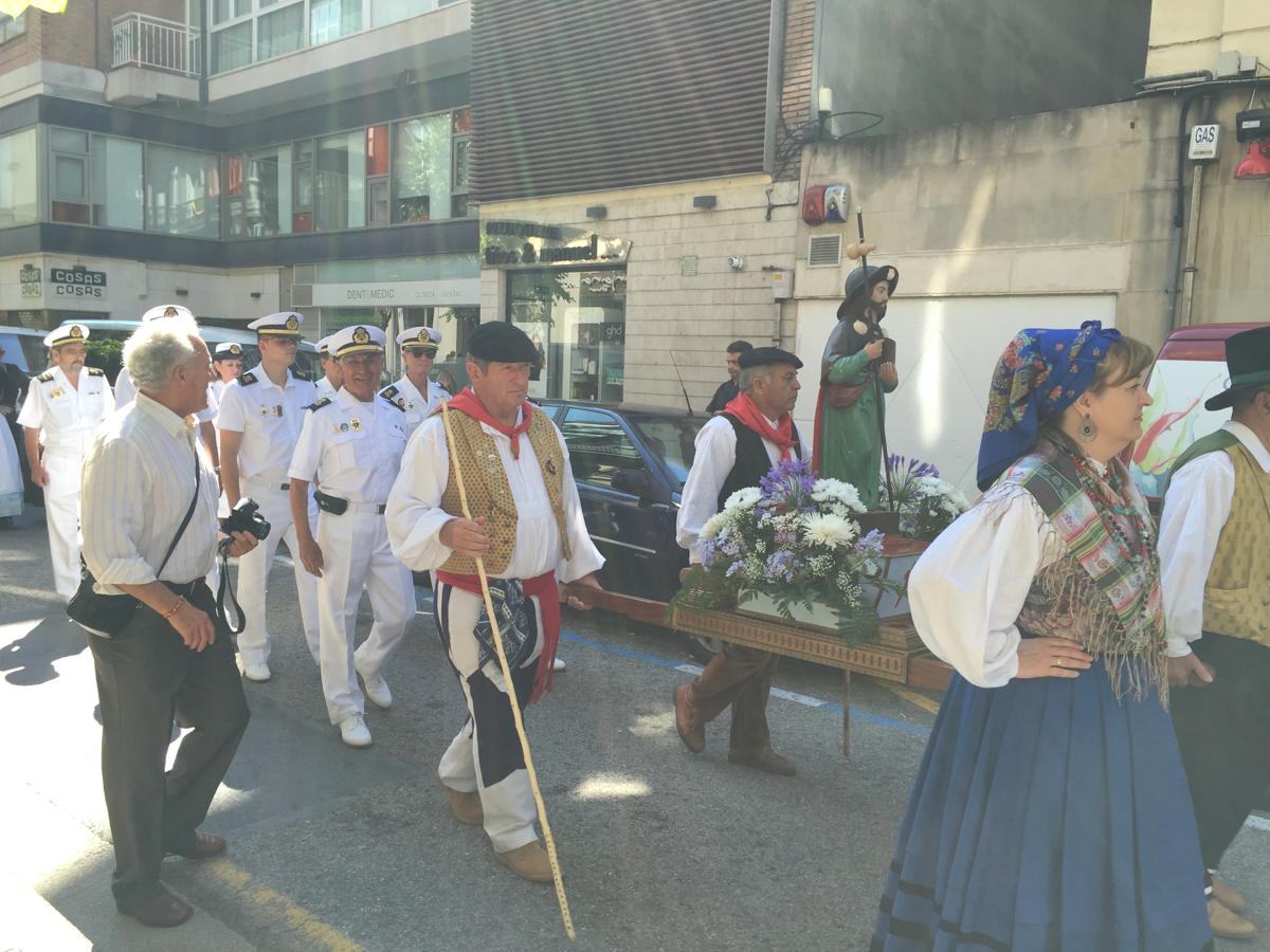 El centro gallego de Santander festeja Santiago
