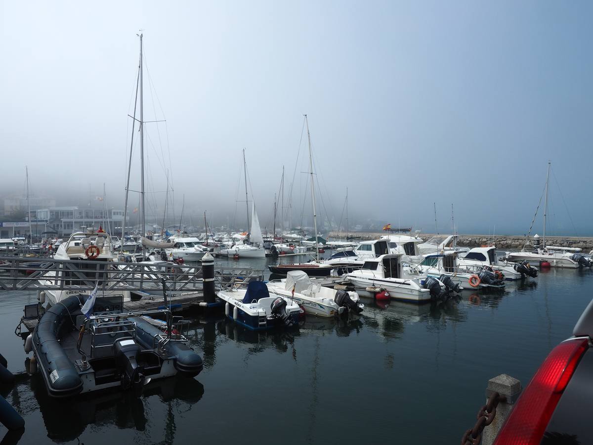 Niebla intensa en las playas