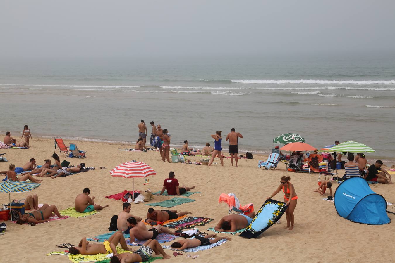 Niebla intensa en las playas