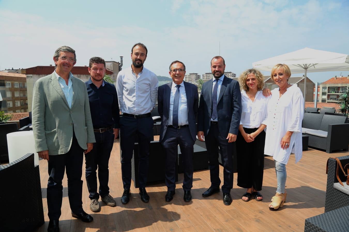 Luis Revenga, Jesús Sánchez, Javier López, José Manuel Cruz Viadero, Avelino Ordóñez, Patricia Portilla y Jezabel Tazón.