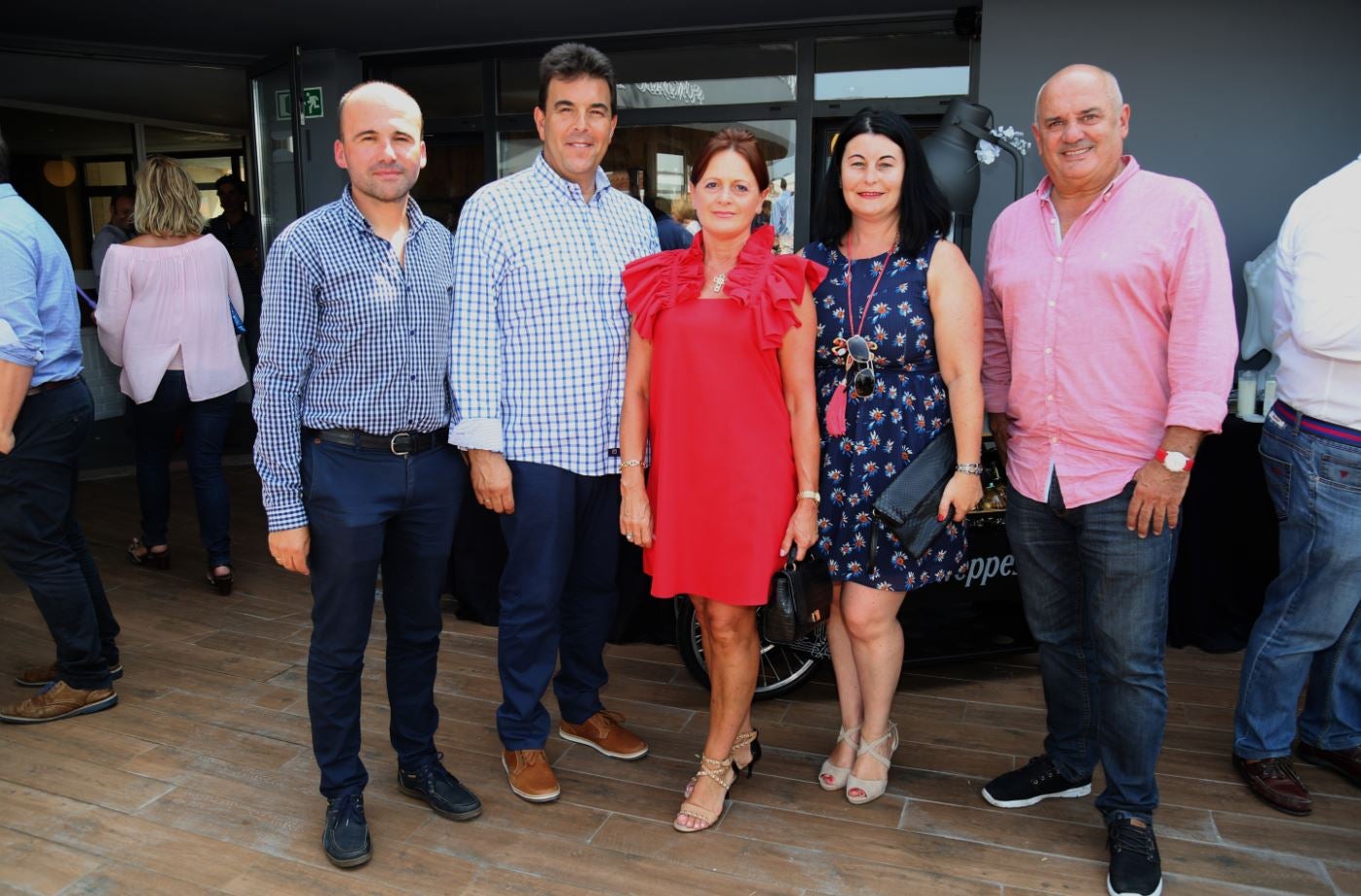 Iván Gutiérrez, Agustín Pérez, Elena Bonhome, Eva Ortiz y Nacho Cobo.