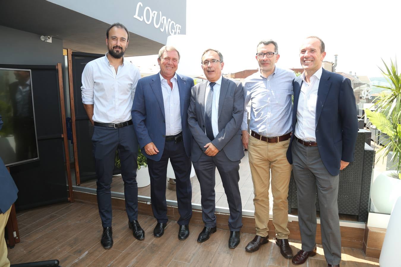 Javier López, José Ramón Álvarez, José Manuel Cruz Viadero, Pedro Pérez y Gonzalo Gómez.