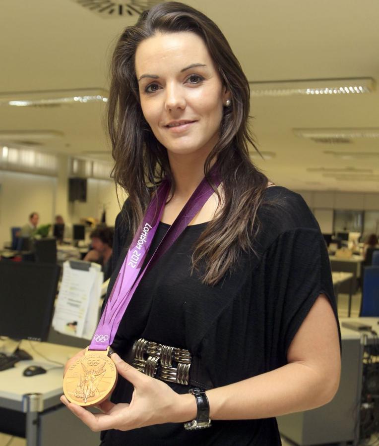 Londres, 2012. Beatriz Fernández, medalla de bronce en balonmano.