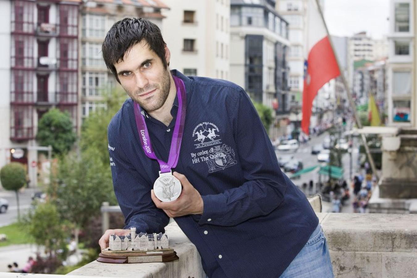 Londres, 2012. Fernando San Emeterio, medalla de plata en baloncesto.