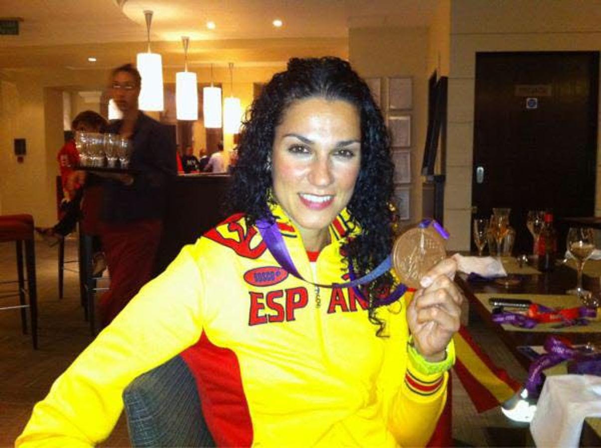 Londres, 2012. Verónica Cuadrado, medalla de bronce en balonmano.