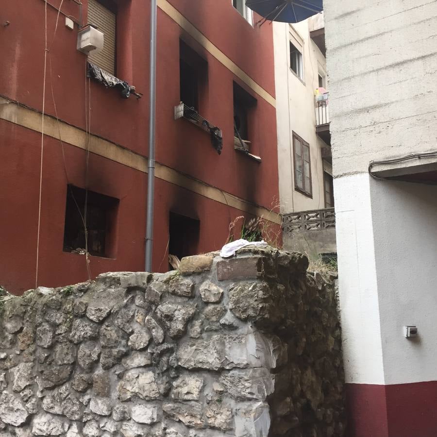 Incendio en la calle Cisneros