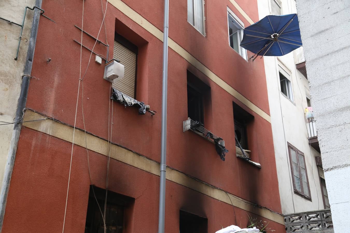 Incendio en la calle Cisneros