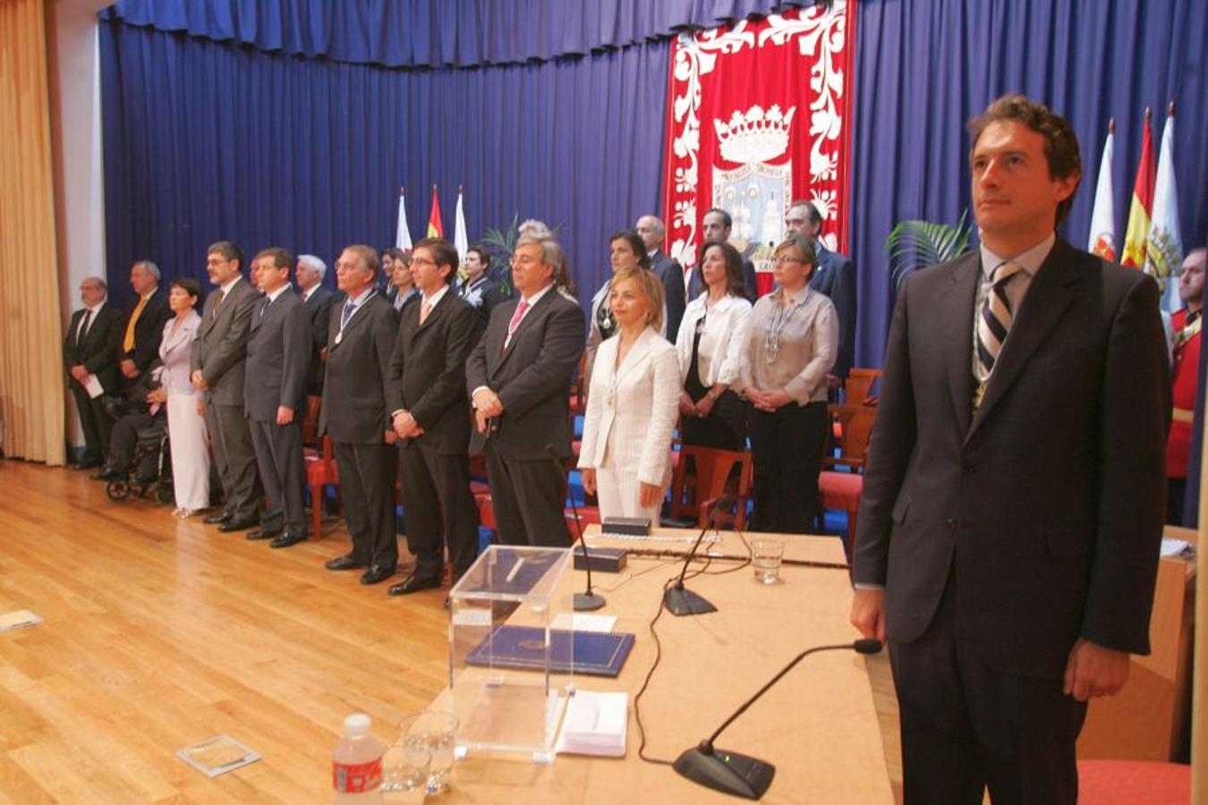 En 2007, durante su toma de posesión como alcalde de Santander.