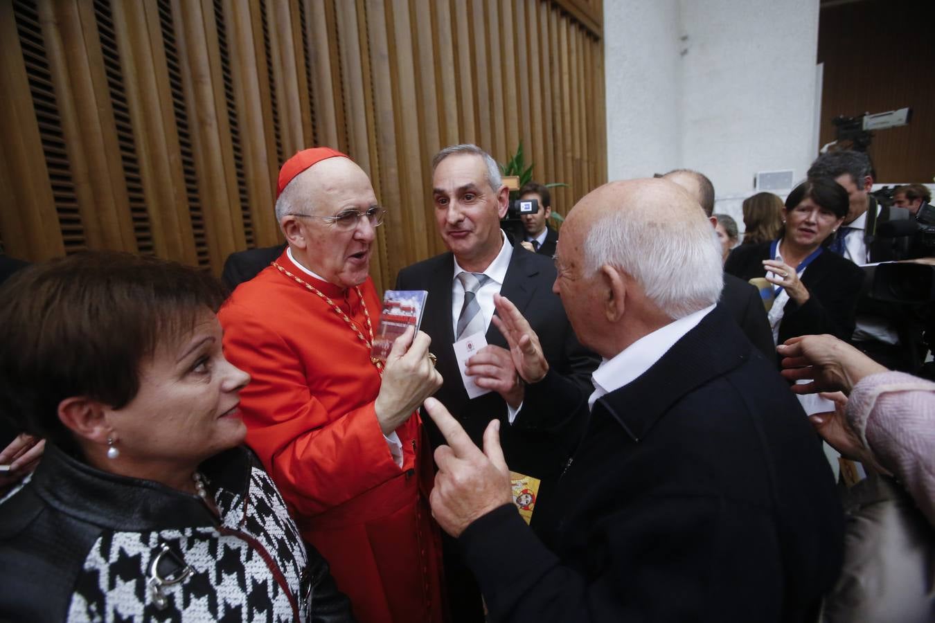 Recepción de Carlos Osoro tras ser investido cardenal