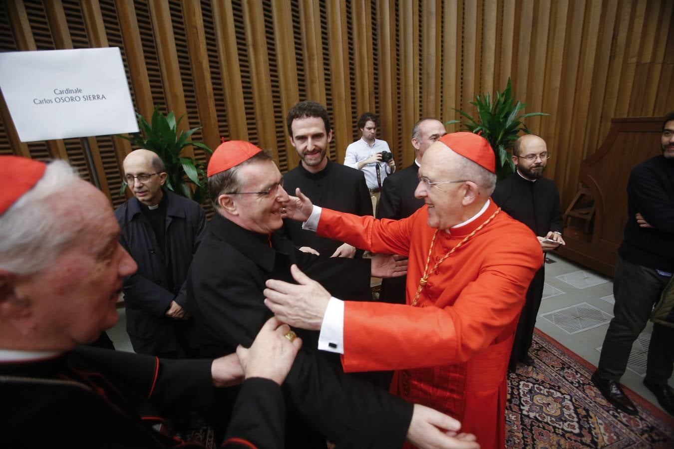 Recepción de Carlos Osoro tras ser investido cardenal