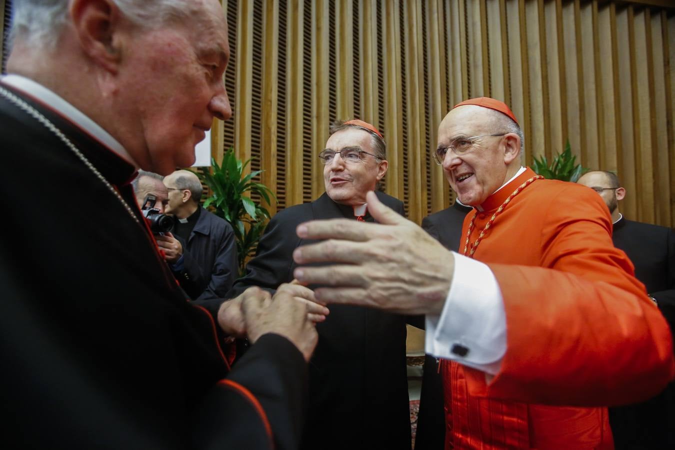 Recepción de Carlos Osoro tras ser investido cardenal