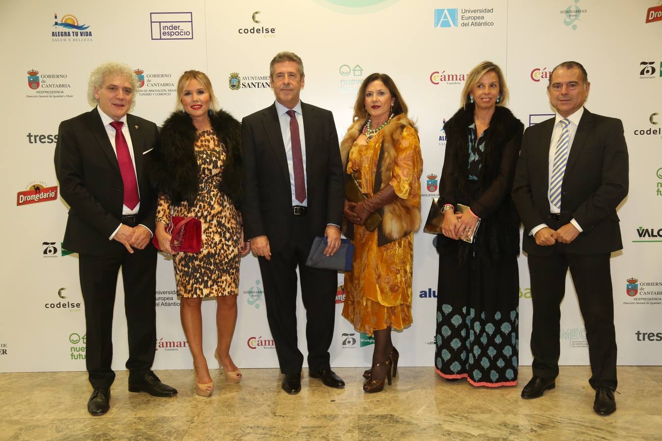 Ángel Cuevas, Susi Mazo, Ángel Pérez, Mercedes Sota, Elena Botín y Antonio Fernández Rincón.