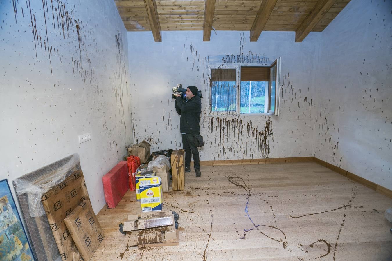 Ataque vandálico a la casa del exalcalde de Corvera de Toranzo