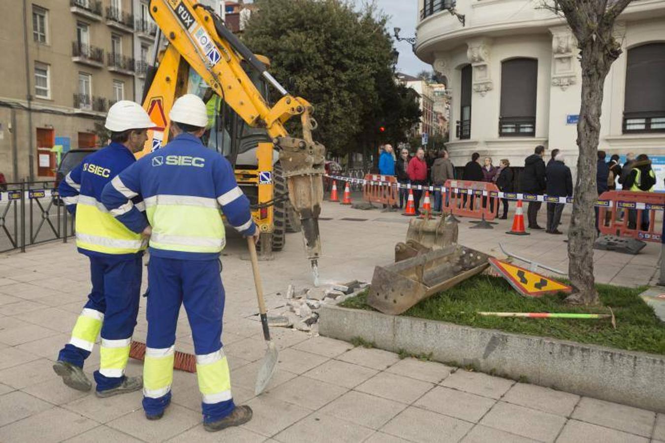 Arrancan las obras del carril-bici entre Puertochico y Los Castros