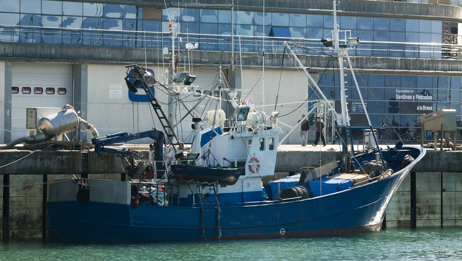 Preparativos en puerto
