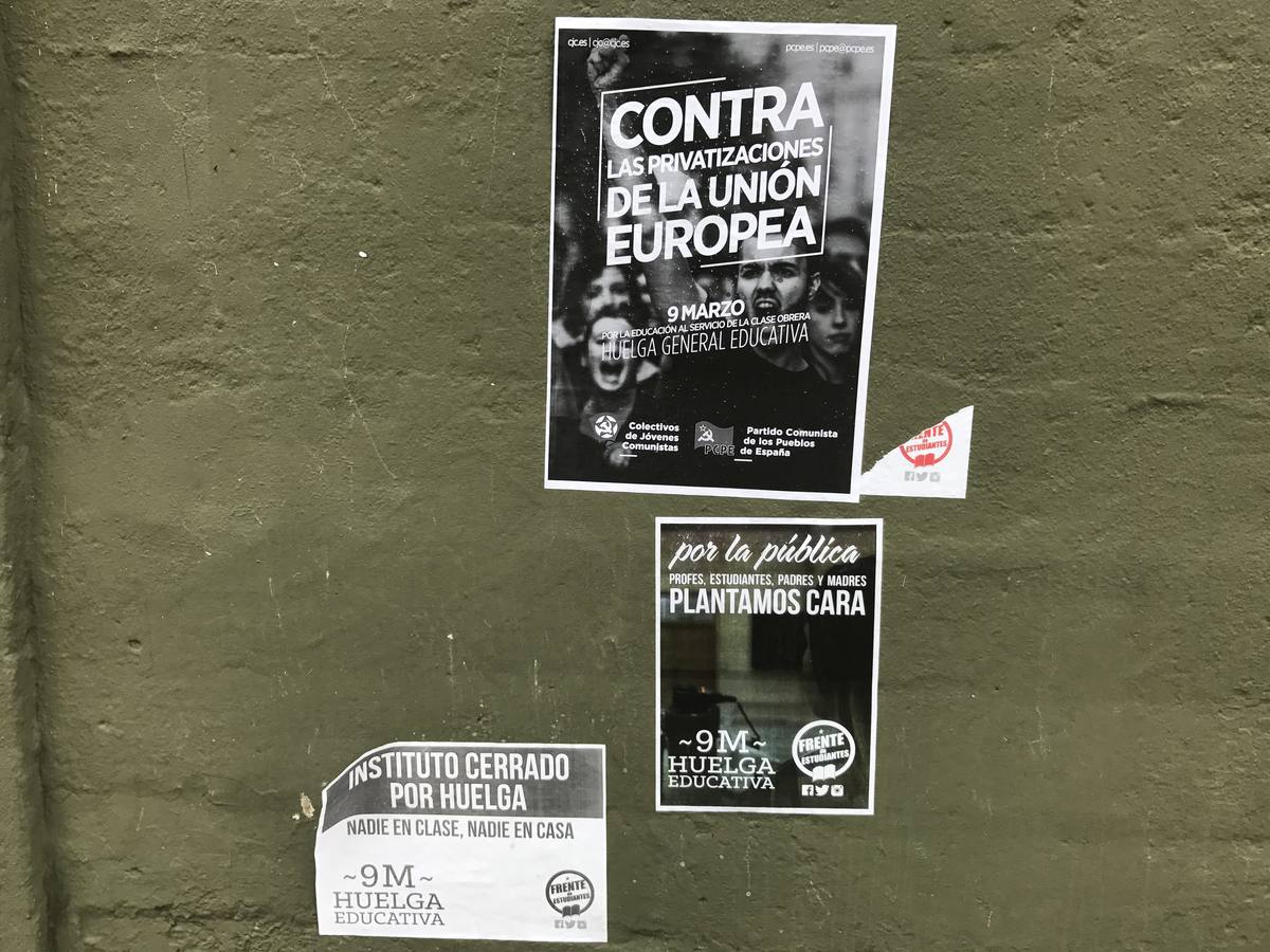 9 de marzo: huelga en Cantabria por un pacto educativo