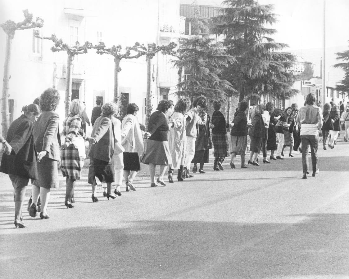 Manifestación de las mujeres de Reinosa.