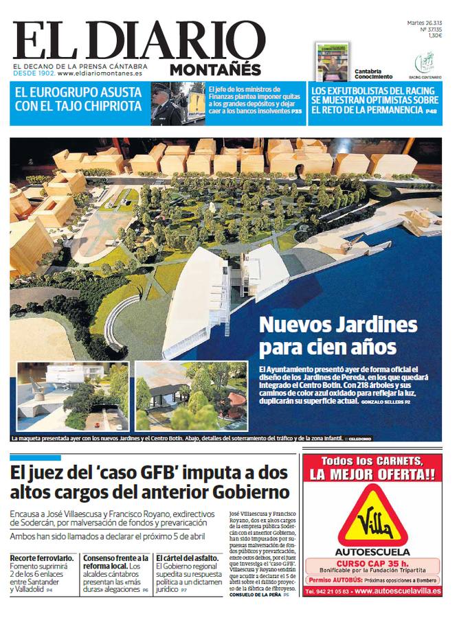 Las portadas que ha protagonizado el Centro Botín