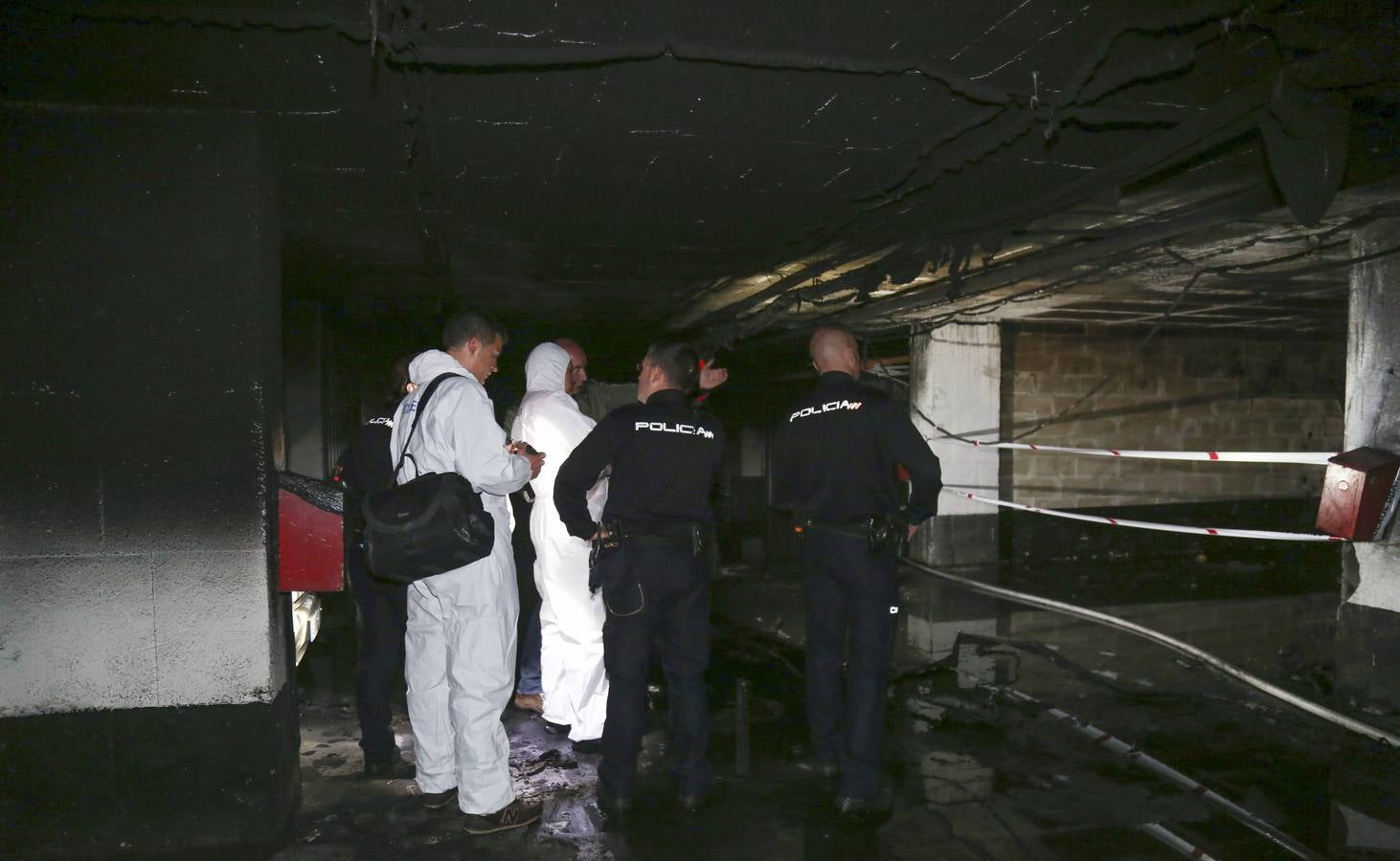 Incendio en un garaje en Los Castros