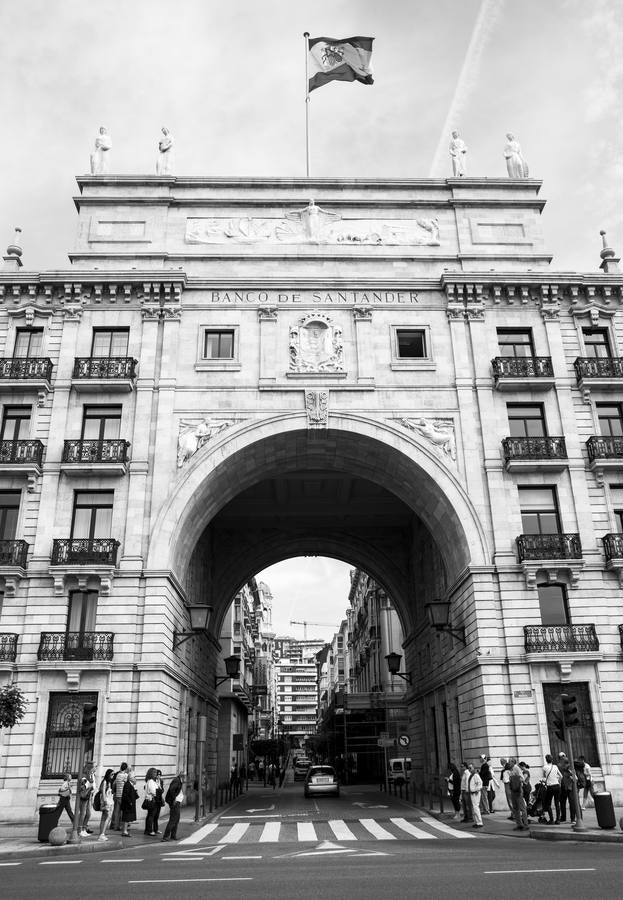 Santander en blanco y negro