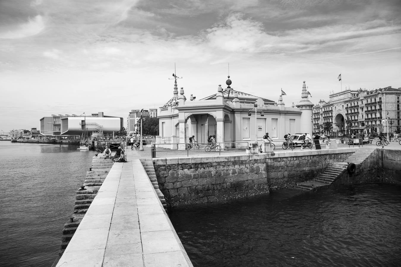 Santander en blanco y negro