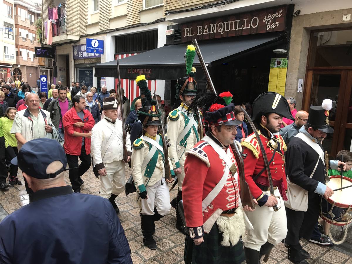 Las tropas francesas en Santoña