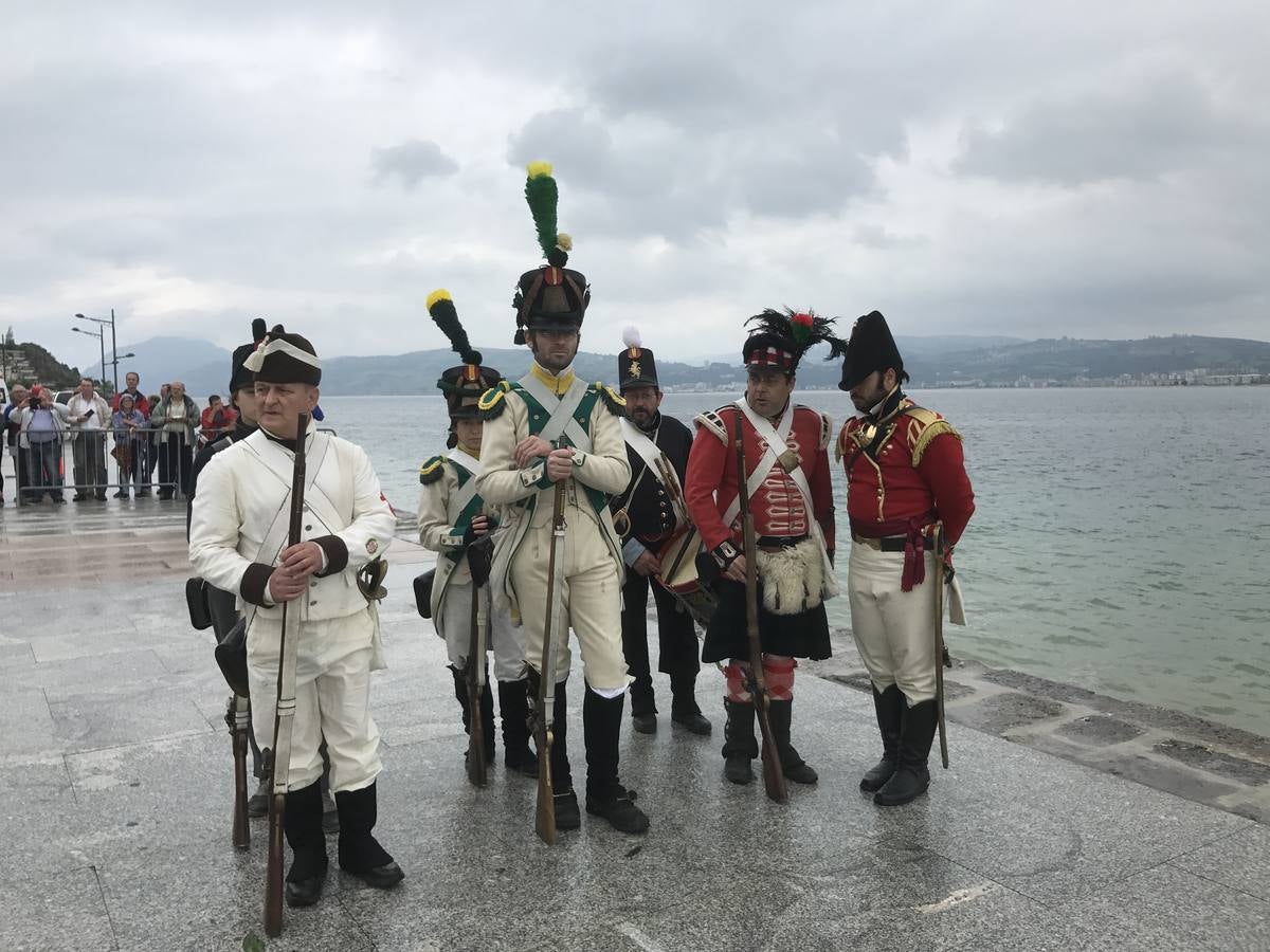 Las tropas francesas en Santoña