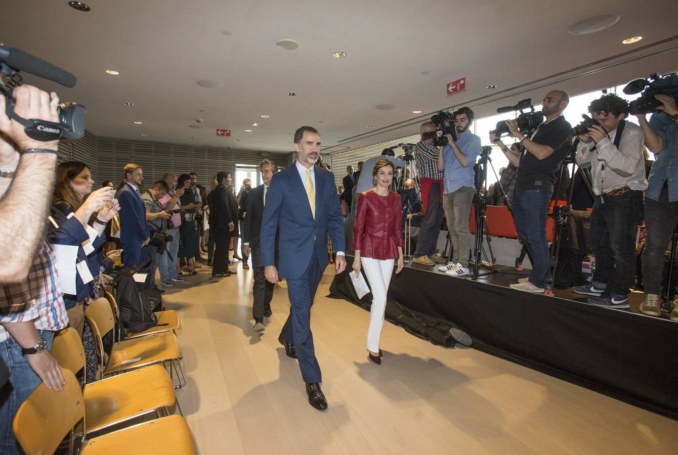 Momentos del acto de inaguración
