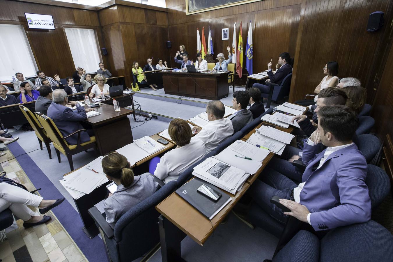 Pleno del Ayuntamiento de Santander, de este jueves 29 de junio