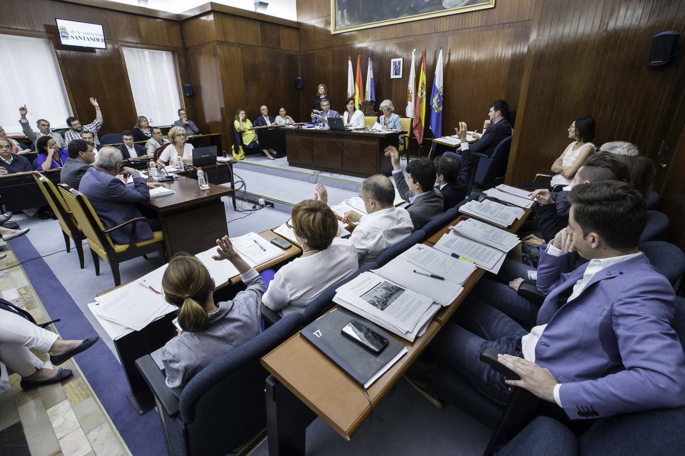 Pleno del Ayuntamiento de Santander, de este jueves 29 de junio