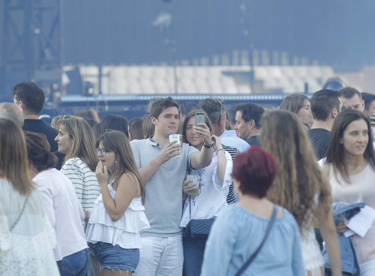 El Sardinero comienza a calentar motores para el concierto de Enrique Iglesias