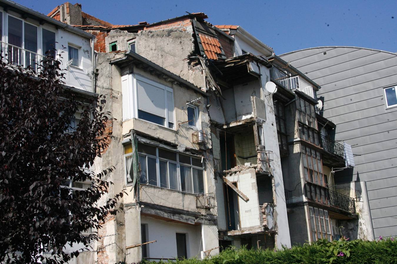 Edificio en ruina de la calle Alta