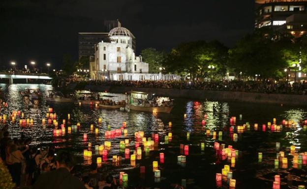 Japón recuerda a las víctimas de Hiroshima 