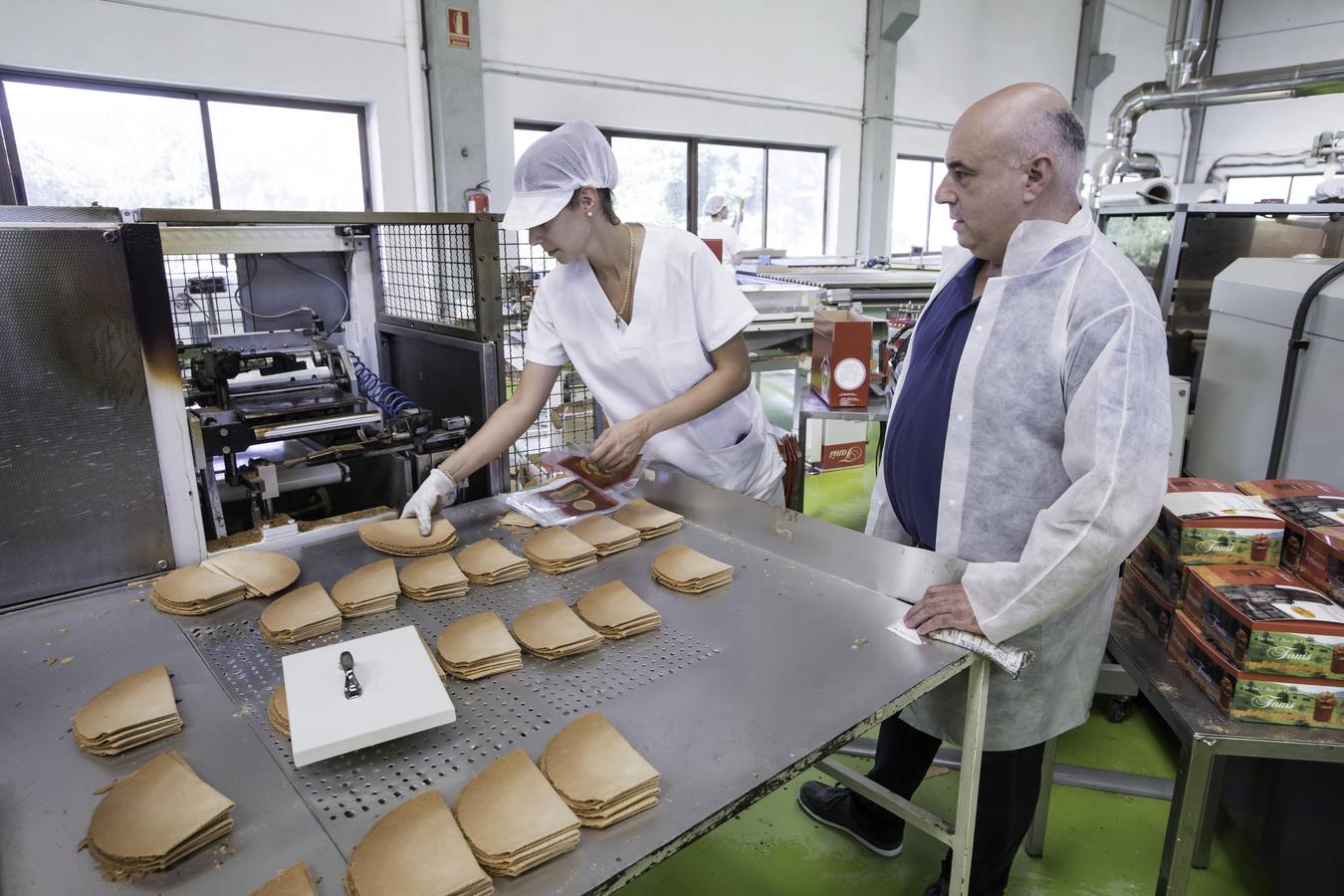 Preparando los cucuruchos