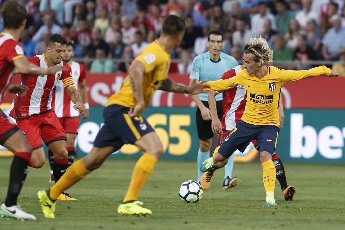 Empate entre Girona y Atlético en el debut del equipo catalán en Primera.