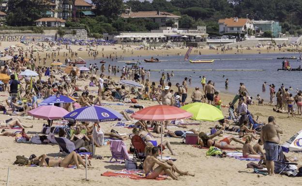 La playa de La Magdalena.