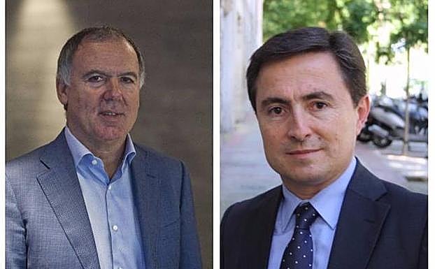 Lorenzo Vidal de la Peña y José San José. 