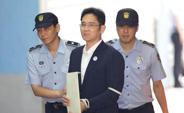 El heredero y líder de facto de Samsung, Lee Jae-yong. 