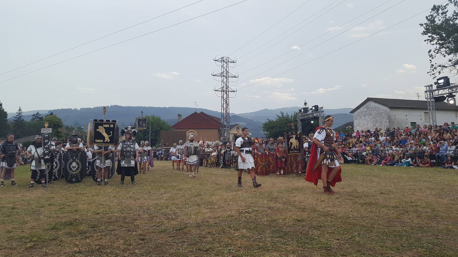 Corocotta reclama a los romanos el precio justo a su cabeza, en la jornada del sábado de la fiesta de Los Corrales de Buelna