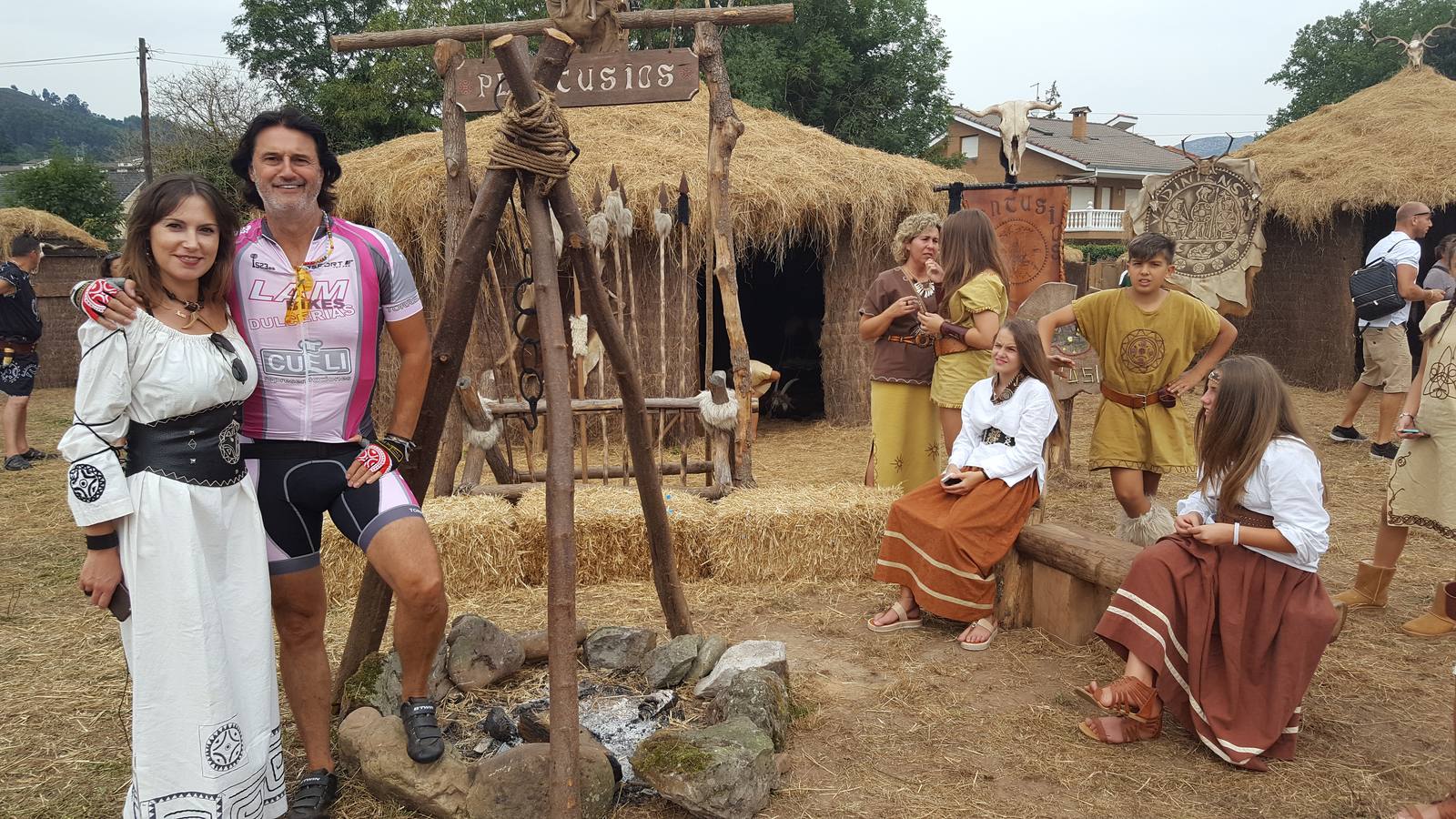 Corocotta reclama a los romanos el precio justo a su cabeza, en la jornada del sábado de la fiesta de Los Corrales de Buelna