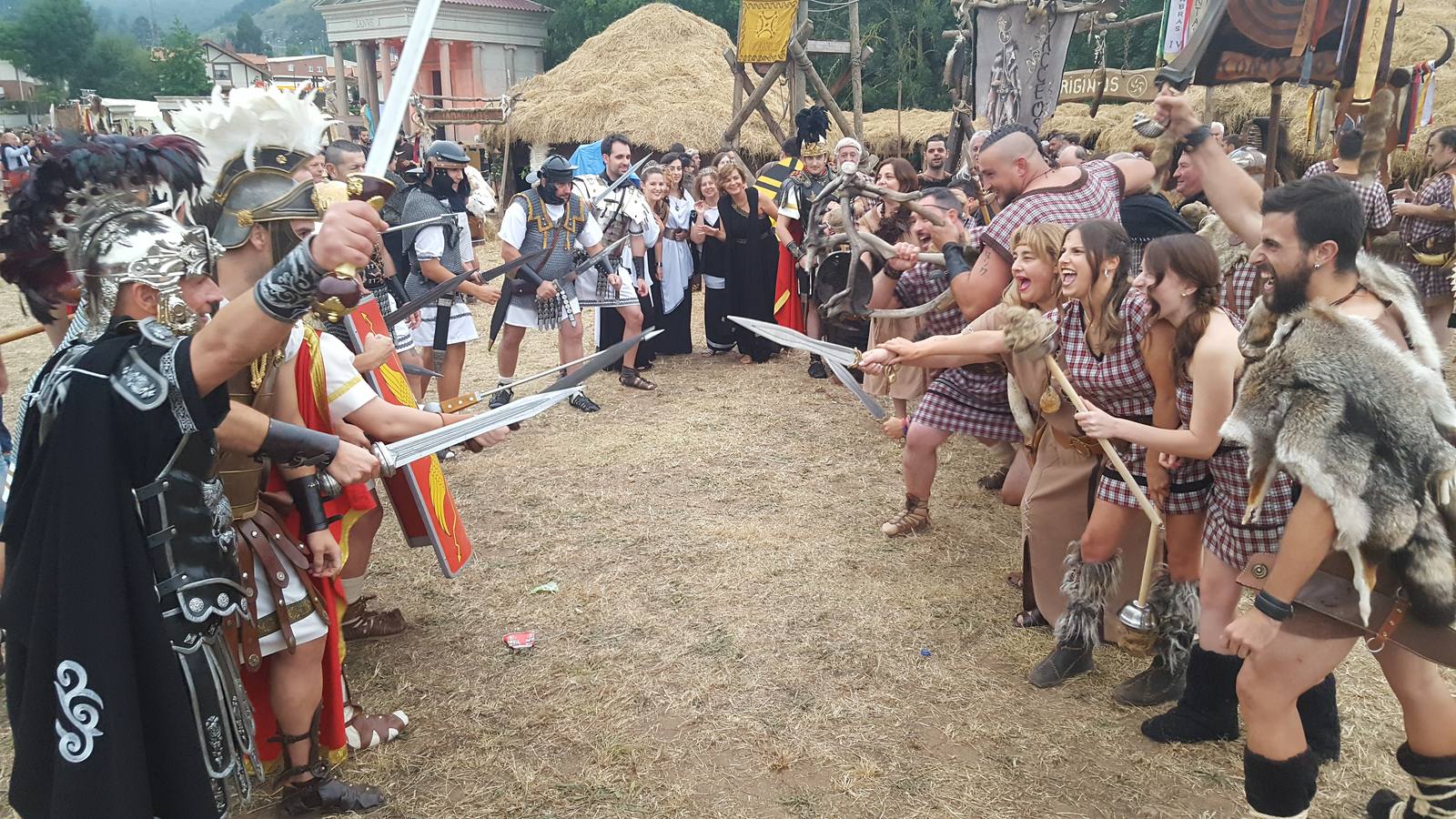 Las Guerras Cántabras regresan a Los Corrales