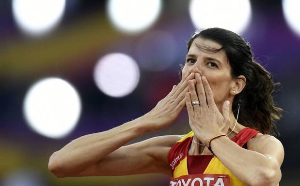 La atleta santanderina Ruth Beitia