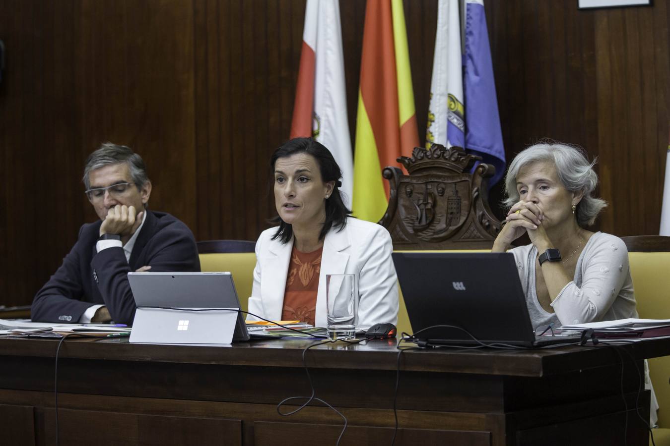 Las imágenes del Pleno del Ayuntamiento de Santander, este jueves 31 de agosto